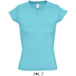 Ženska majica s kratkimi rokavi in V izrezom Sol's Moon