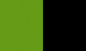 Lime green/black
