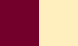 Burgundy/Off white