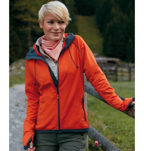 Ženska flis jopa s kapuco JN 571