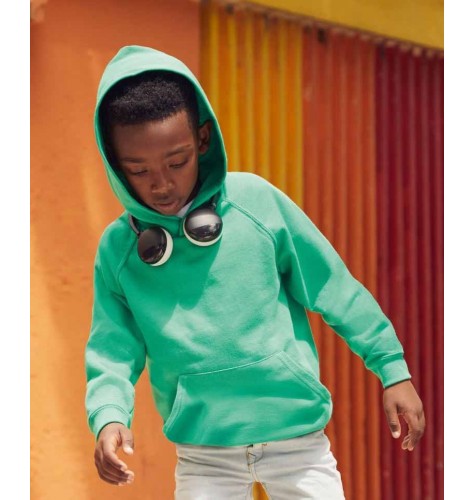 Otroški lahek pulover s kapuco