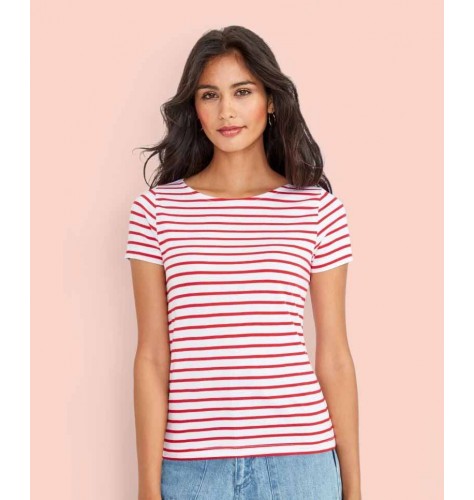 Ženska majica s črtami MIles